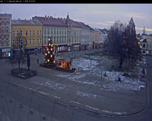 Město Prostějov - Náměstí T. G. Masaryka - 7.1.2026 v 07:45