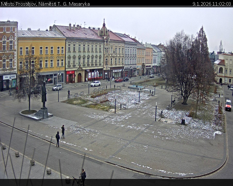 Město Prostějov - Náměstí T. G. Masaryka - 9.1.2026 v 11:02