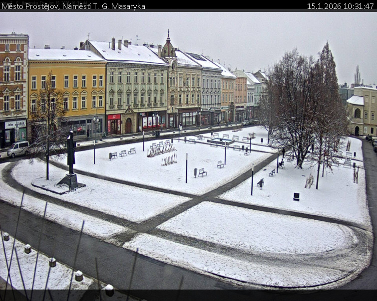 Město Prostějov - Náměstí T. G. Masaryka - 15.1.2026 v 10:31
