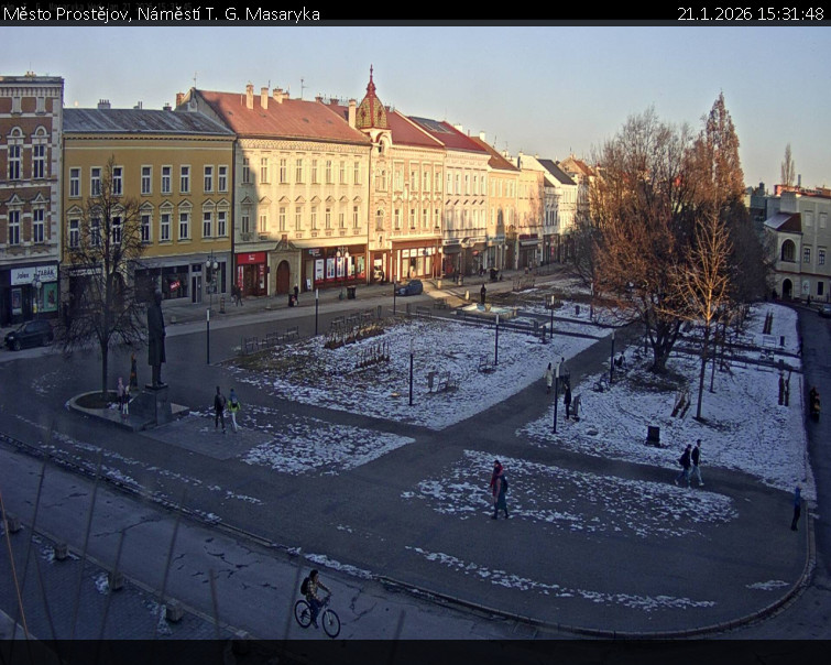Město Prostějov - Náměstí T. G. Masaryka - 21.1.2026 v 15:31