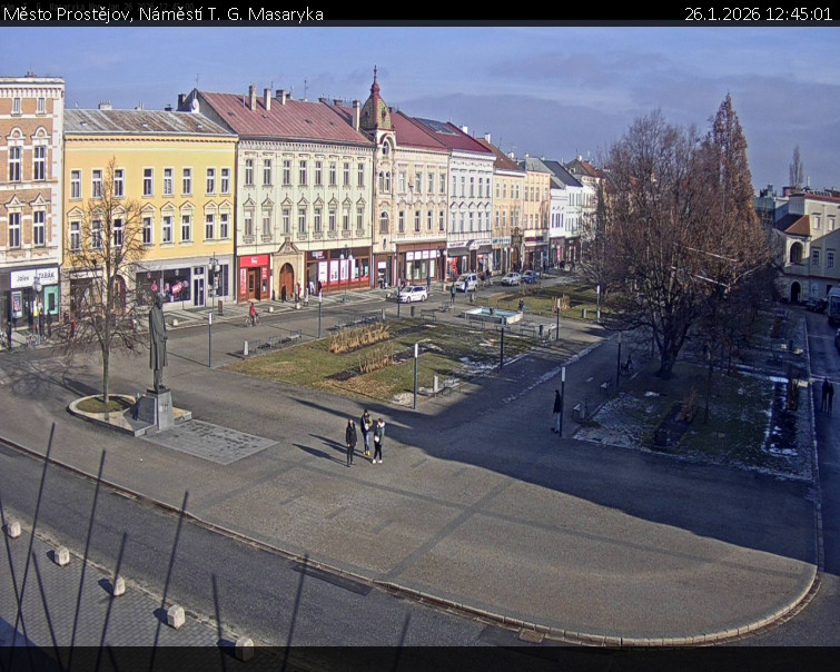 Město Prostějov - Náměstí T. G. Masaryka - 26.1.2026 v 12:45