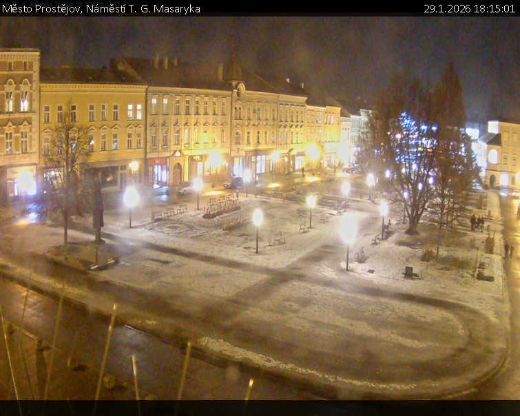 Město Prostějov - Náměstí T. G. Masaryka - 29.1.2026 v 18:15