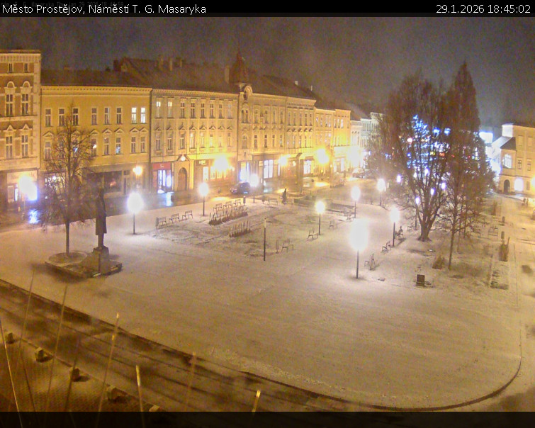 Město Prostějov - Náměstí T. G. Masaryka - 29.1.2026 v 18:45