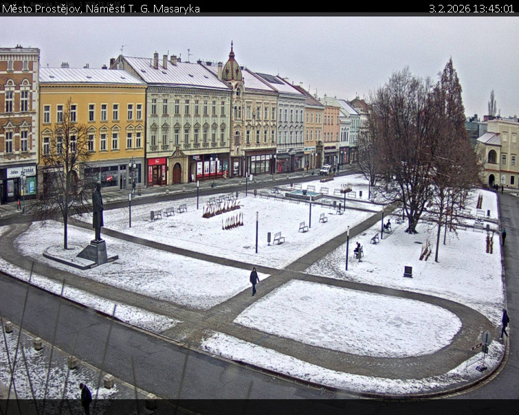 Město Prostějov - Náměstí T. G. Masaryka - 3.2.2026 v 13:45