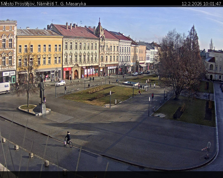 Město Prostějov - Náměstí T. G. Masaryka - 12.2.2026 v 10:01