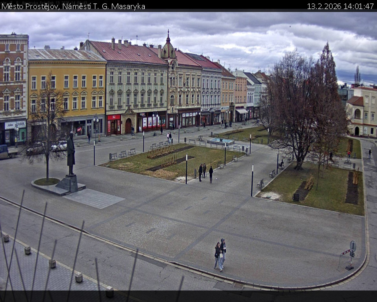 Město Prostějov - Náměstí T. G. Masaryka - 13.2.2026 v 14:01
