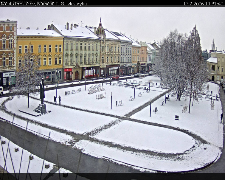 Město Prostějov - Náměstí T. G. Masaryka - 17.2.2026 v 10:31