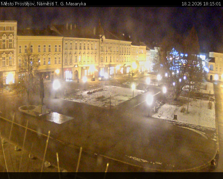 Město Prostějov - Náměstí T. G. Masaryka - 18.2.2026 v 18:15