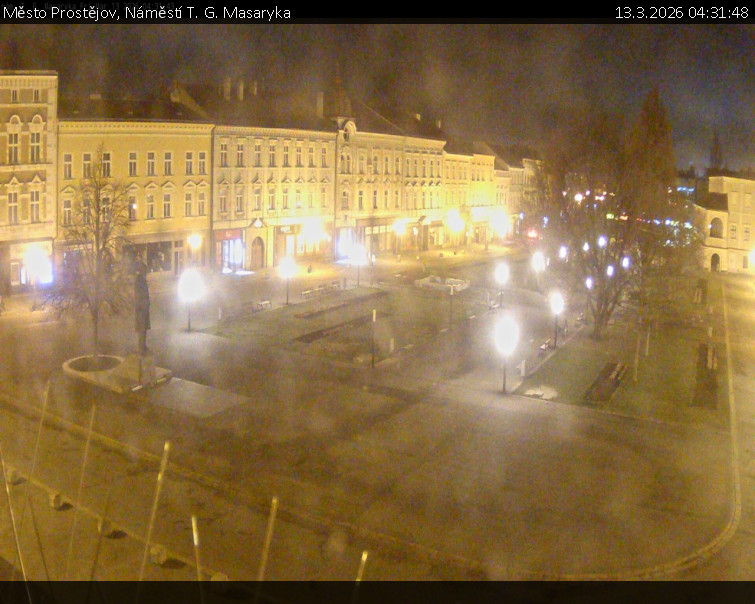 Město Prostějov - Náměstí T. G. Masaryka - 13.3.2026 v 04:31