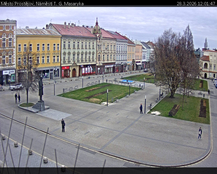 Město Prostějov - Náměstí T. G. Masaryka - 28.3.2026 v 12:01
