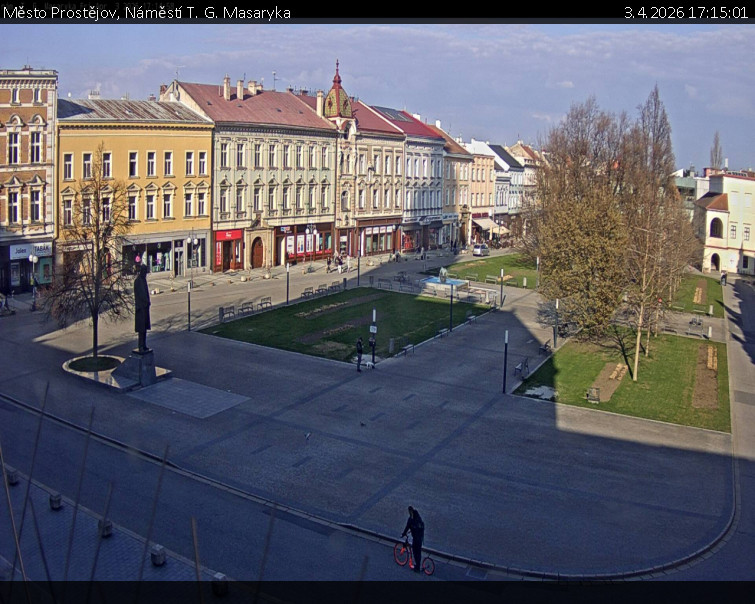 Město Prostějov - Náměstí T. G. Masaryka - 3.4.2026 v 17:15