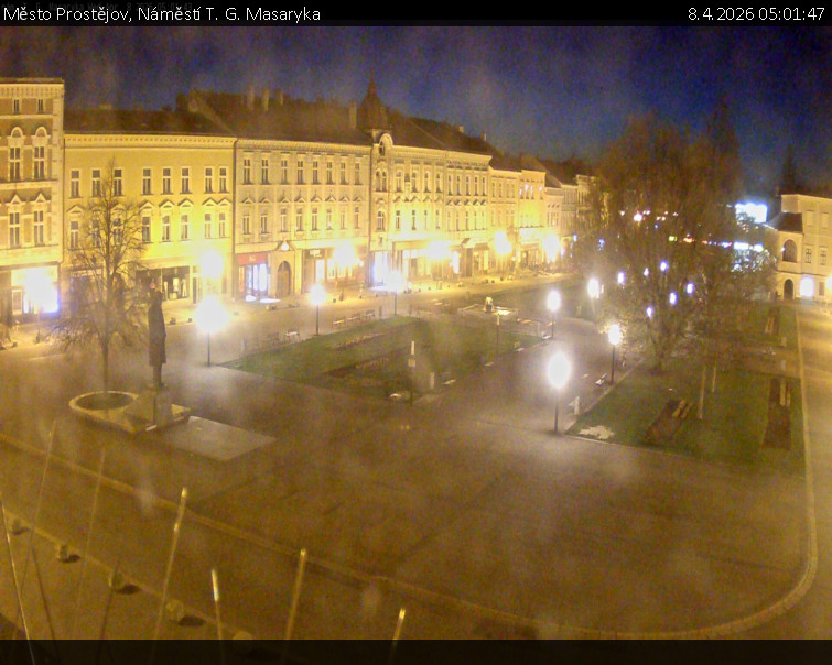 Město Prostějov - Náměstí T. G. Masaryka - 8.4.2026 v 05:01