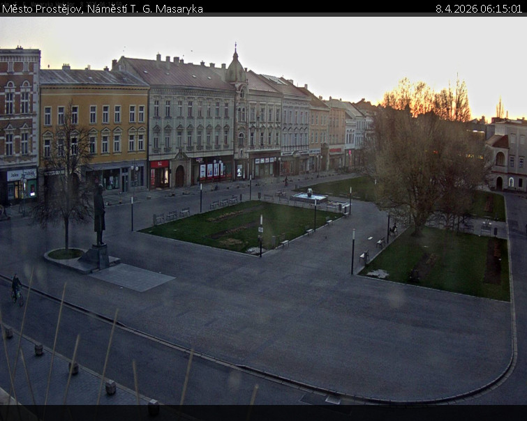 Město Prostějov - Náměstí T. G. Masaryka - 8.4.2026 v 06:15