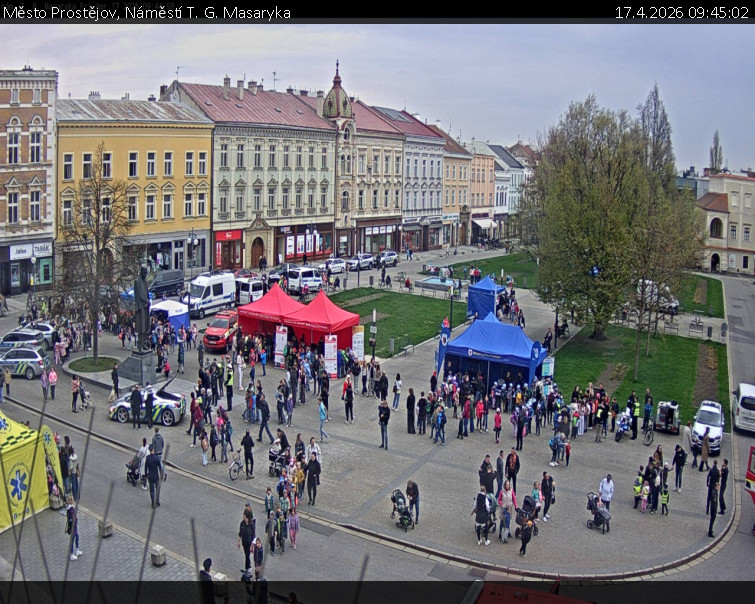 Město Prostějov - Náměstí T. G. Masaryka - 17.4.2026 v 09:45