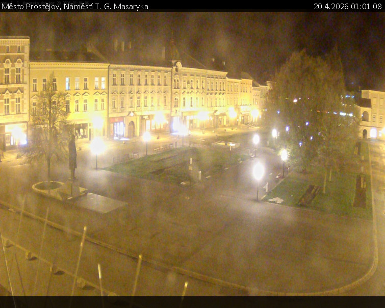 Město Prostějov - Náměstí T. G. Masaryka - 20.4.2026 v 01:01