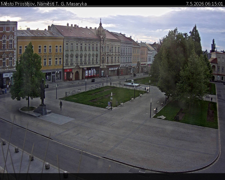Město Prostějov - Náměstí T. G. Masaryka - 7.5.2026 v 06:15
