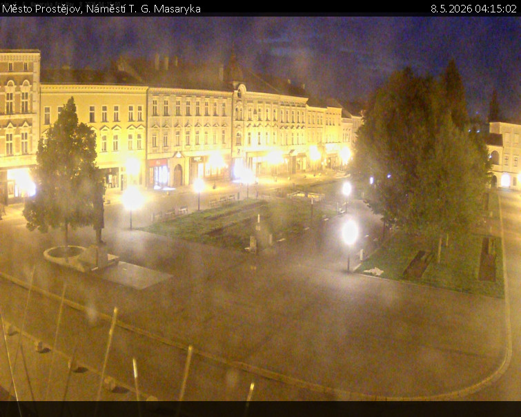 Město Prostějov - Náměstí T. G. Masaryka - 8.5.2026 v 04:15