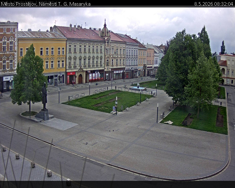 Město Prostějov - Náměstí T. G. Masaryka - 8.5.2026 v 08:32