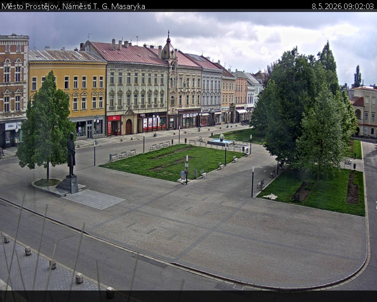 Město Prostějov - Náměstí T. G. Masaryka - 8.5.2026 v 09:02