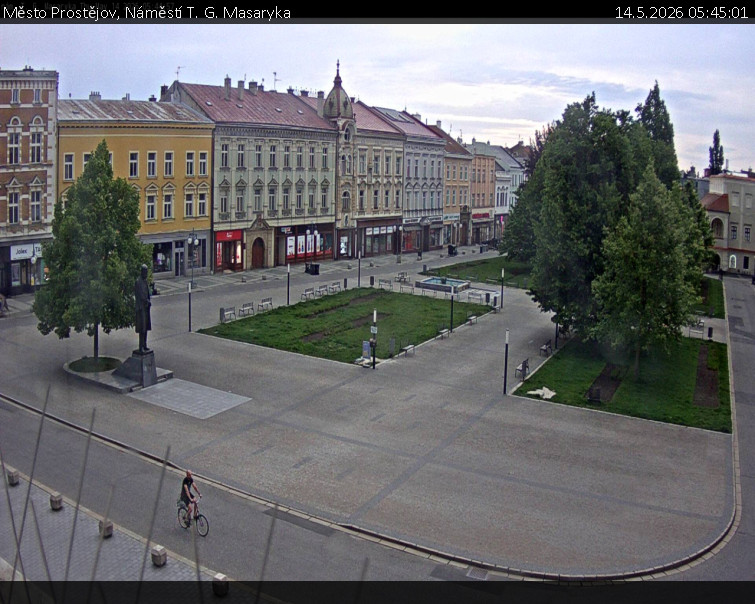 Město Prostějov - Náměstí T. G. Masaryka - 14.5.2026 v 05:45
