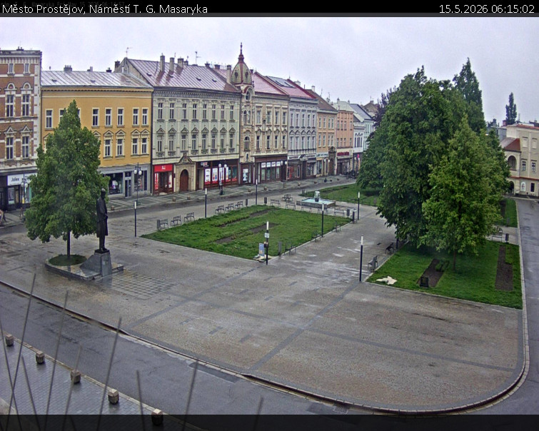 Město Prostějov - Náměstí T. G. Masaryka - 15.5.2026 v 06:15