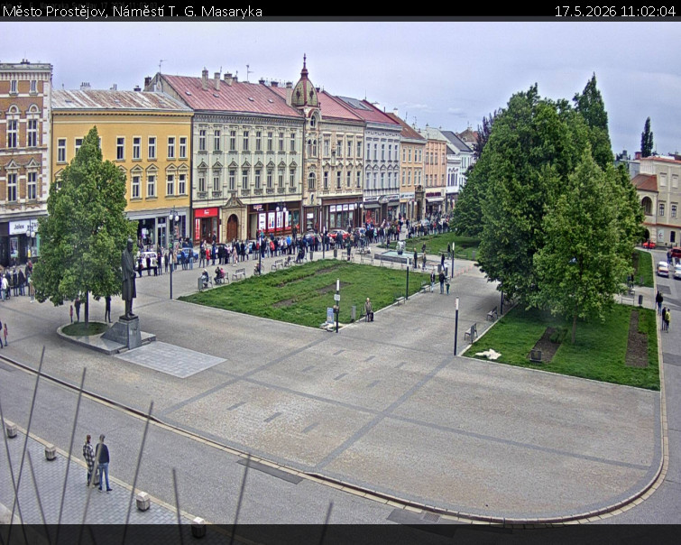 Město Prostějov - Náměstí T. G. Masaryka - 17.5.2026 v 11:02