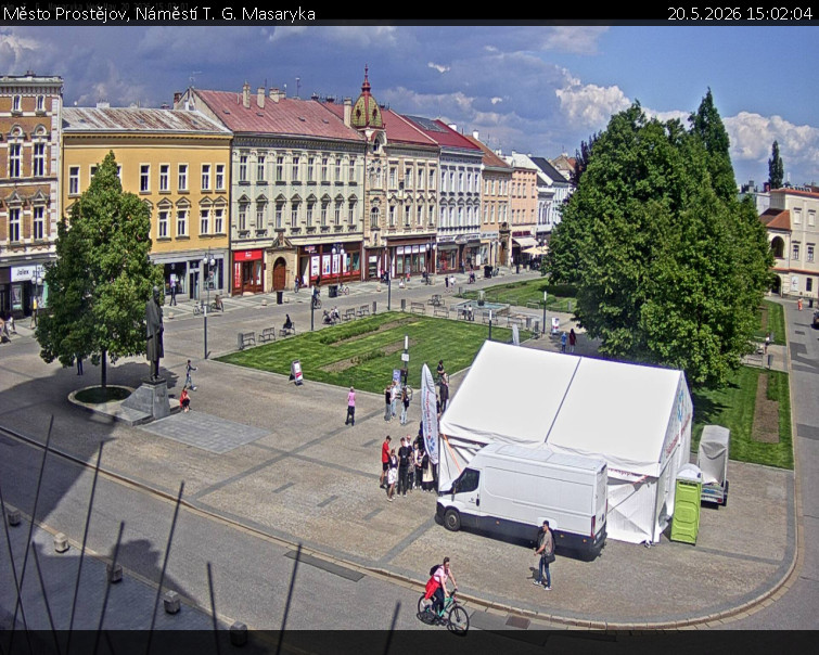 Město Prostějov - Náměstí T. G. Masaryka - 20.5.2026 v 15:02