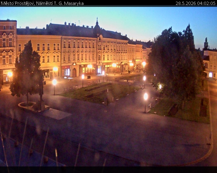 Město Prostějov - Náměstí T. G. Masaryka - 28.5.2026 v 04:02