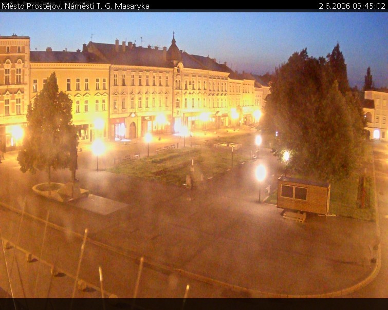 Město Prostějov - Náměstí T. G. Masaryka - 2.6.2026 v 03:45