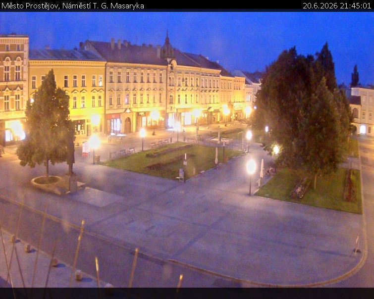 Město Prostějov - Náměstí T. G. Masaryka - 20.6.2026 v 21:45