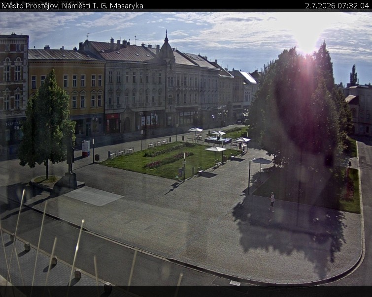 Město Prostějov - Náměstí T. G. Masaryka - 2.7.2026 v 07:32