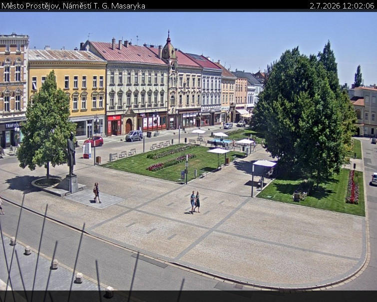 Město Prostějov - Náměstí T. G. Masaryka - 2.7.2026 v 12:02