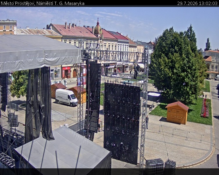 Město Prostějov - Náměstí T. G. Masaryka - 29.7.2026 v 13:02