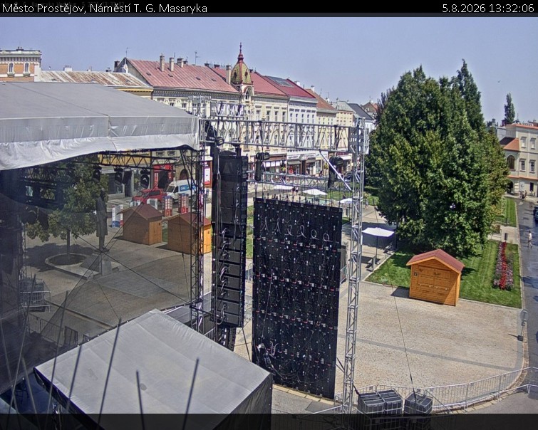 Město Prostějov - Náměstí T. G. Masaryka - 5.8.2026 v 13:32
