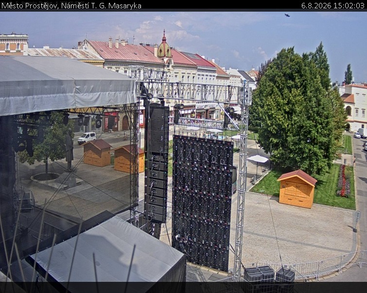 Město Prostějov - Náměstí T. G. Masaryka - 6.8.2026 v 15:02