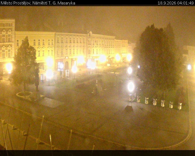 Město Prostějov - Náměstí T. G. Masaryka - 18.9.2026 v 04:01