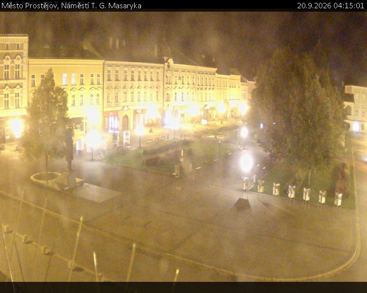Město Prostějov - Náměstí T. G. Masaryka - 20.9.2026 v 04:15