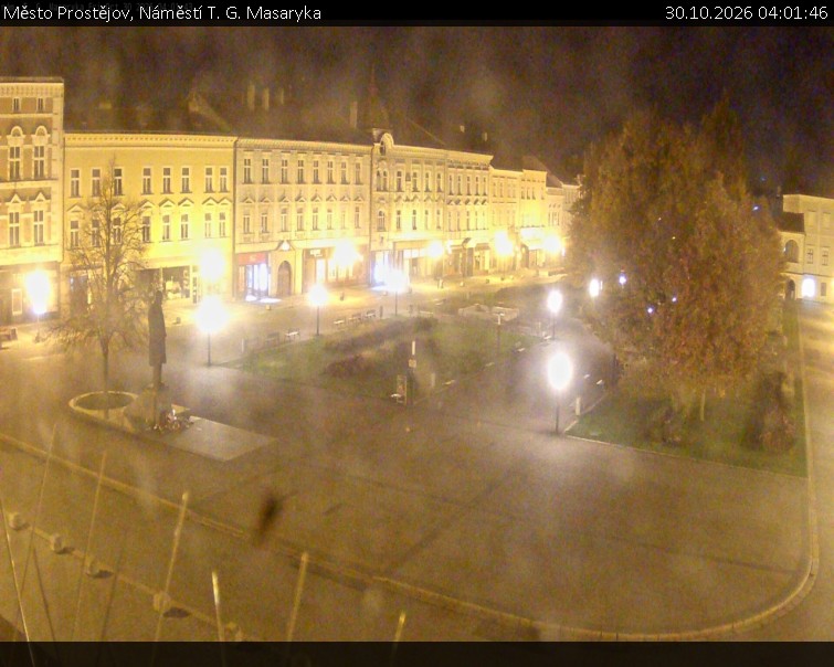 Město Prostějov - Náměstí T. G. Masaryka - 30.10.2026 v 04:01