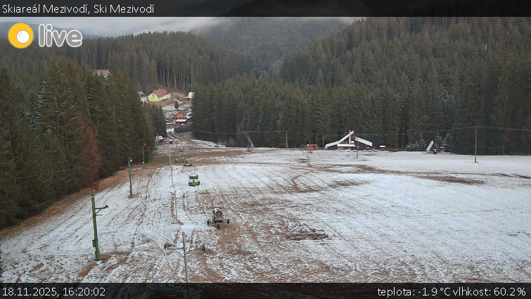 Skiareál Mezivodí - Ski Mezivodí  - 18.11.2025 v 16:20