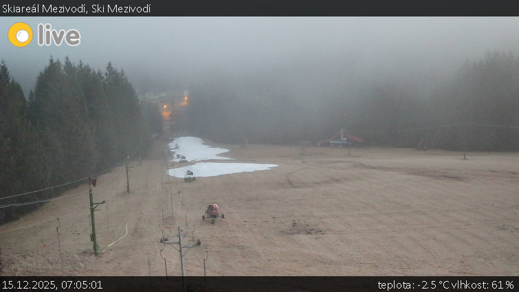 Skiareál Mezivodí - Ski Mezivodí  - 15.12.2025 v 07:05