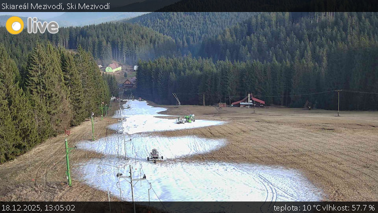 Skiareál Mezivodí - Ski Mezivodí  - 18.12.2025 v 13:05