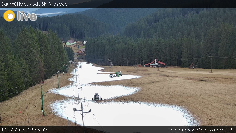 Skiareál Mezivodí - Ski Mezivodí  - 19.12.2025 v 08:55