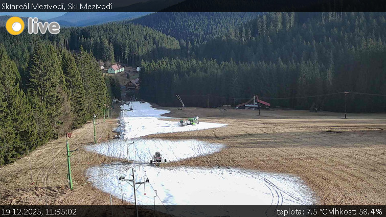 Skiareál Mezivodí - Ski Mezivodí  - 19.12.2025 v 11:35