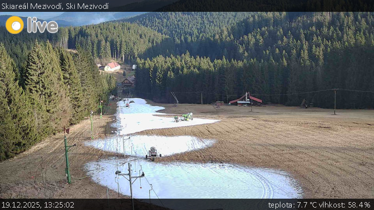 Skiareál Mezivodí - Ski Mezivodí  - 19.12.2025 v 13:25