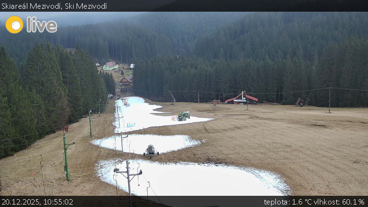 Skiareál Mezivodí - Ski Mezivodí  - 20.12.2025 v 10:55