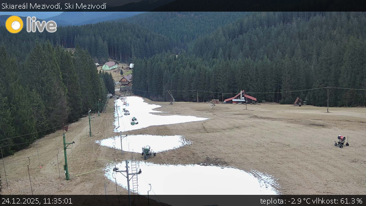Skiareál Mezivodí - Ski Mezivodí  - 24.12.2025 v 11:35