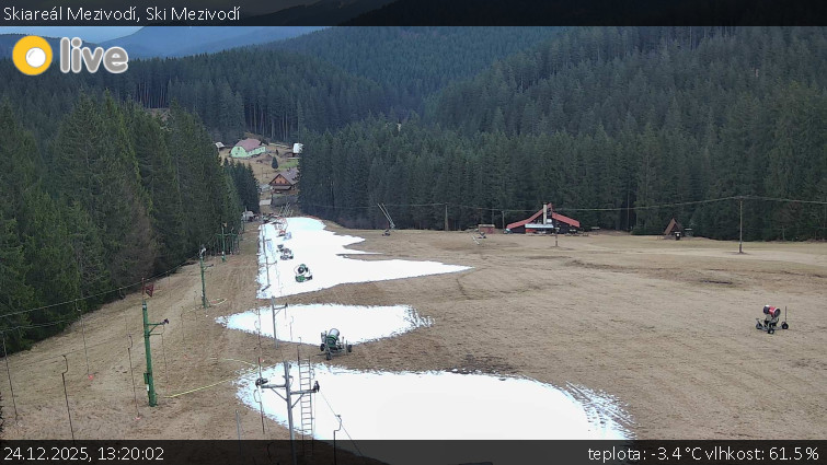 Skiareál Mezivodí - Ski Mezivodí  - 24.12.2025 v 13:20