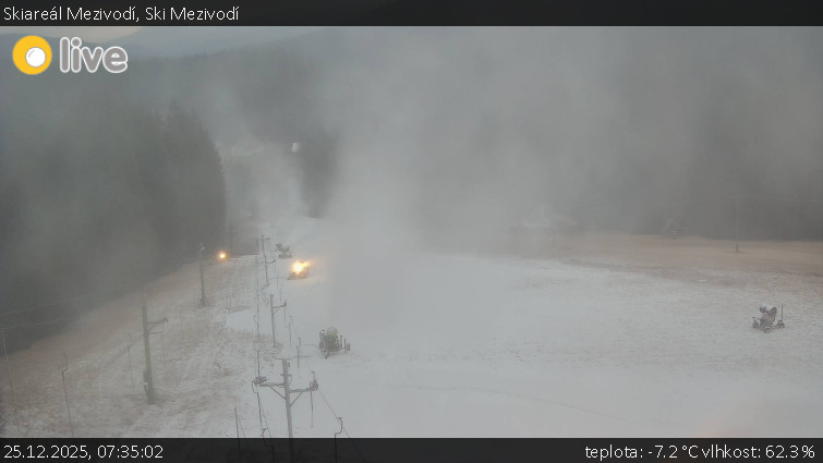Skiareál Mezivodí - Ski Mezivodí  - 25.12.2025 v 07:35