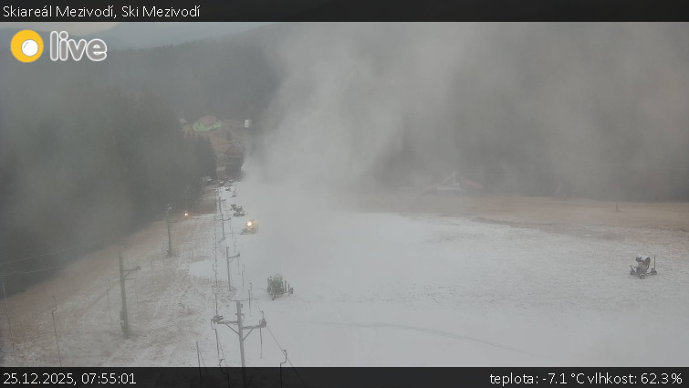 Skiareál Mezivodí - Ski Mezivodí  - 25.12.2025 v 07:55
