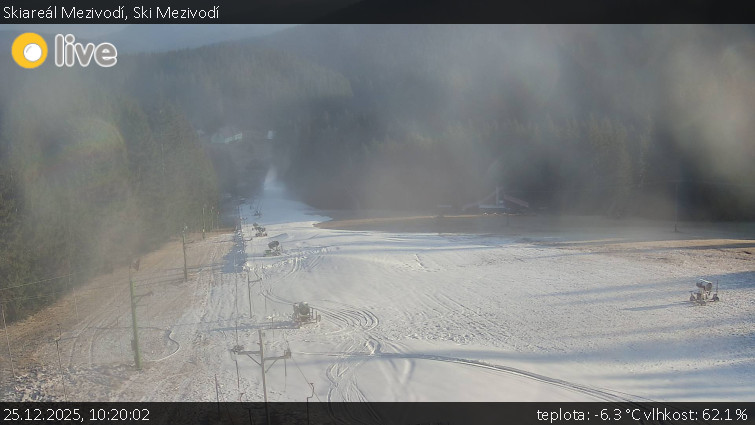 Skiareál Mezivodí - Ski Mezivodí  - 25.12.2025 v 10:20